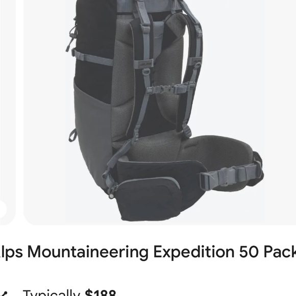 Alps Mountaneer expedition Black and Gray Backpack - Picture 2 of 7